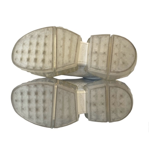 JIMMY CHOO Diamond Chunky Sole Metallic Sneakers Trainers \\ 36.5 - Picture 12 of 12